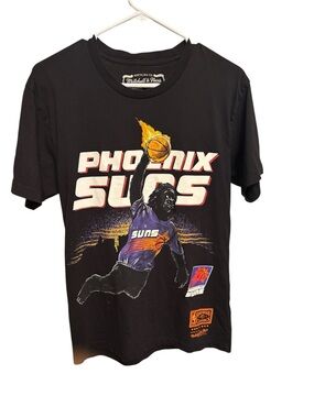 NBA Phoenix Suns Mitchell & Ness Black Crewneck Tee - The Gorilla Mascot - M